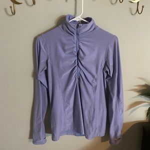 medium sized new balance periwinkle quarter zip